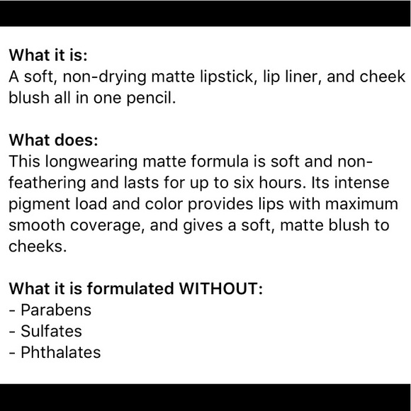 Nudestix Intense Matte Lip + Cheek Pencil Kiss - Picture 8 of 8